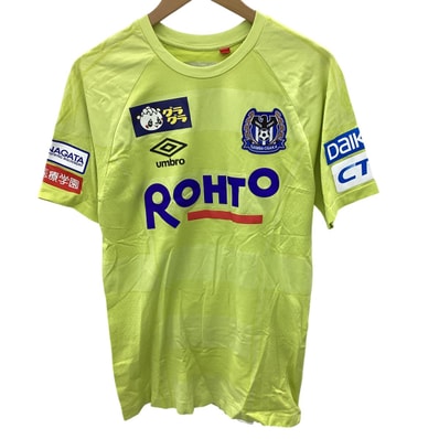 umbro アンブロ メンズ ガンバ大阪 支給品 Tシャツ SIZE O-XO イエロー