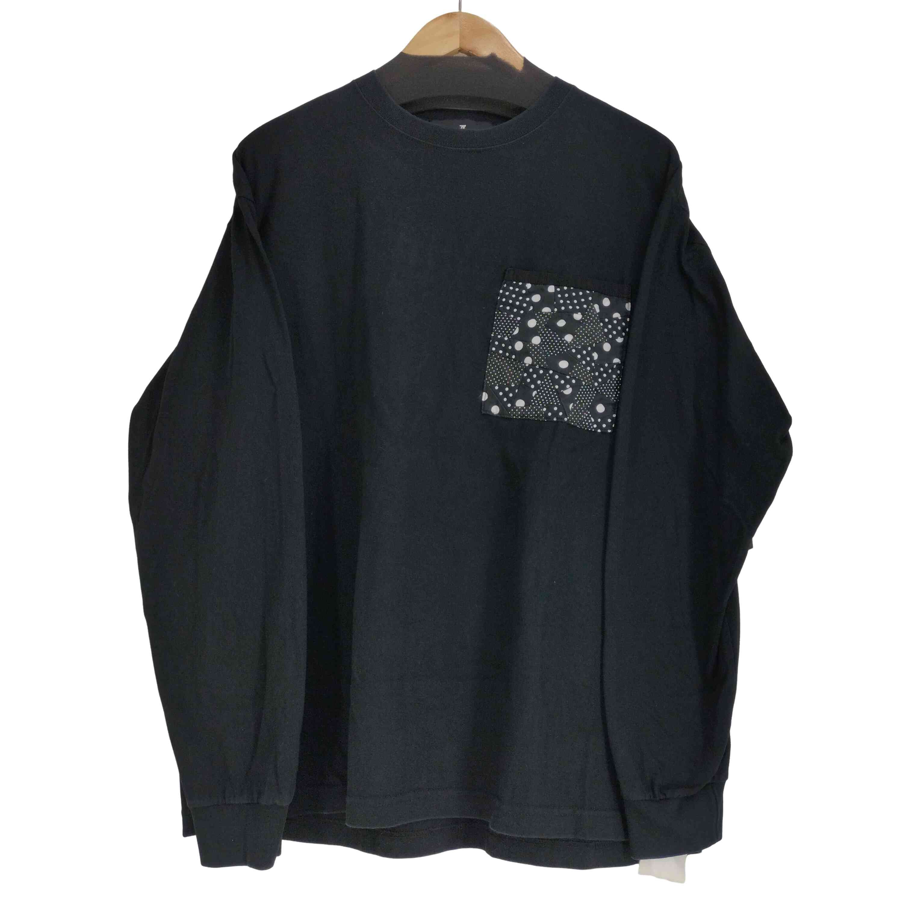胸ポケット切替デザイン L/S Tシャツ【1143241711157】