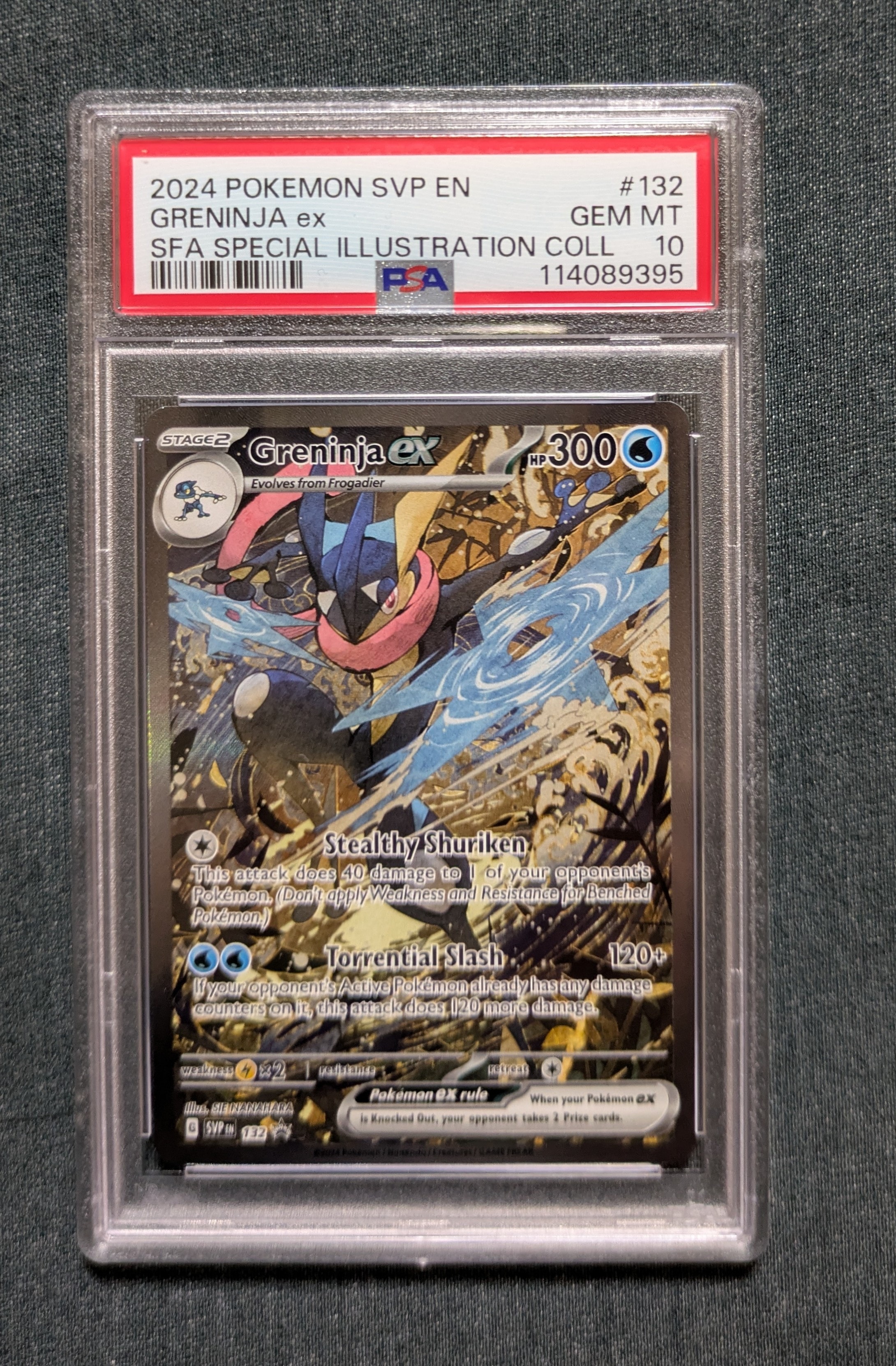 ゲッコウガex P [SVP EN 132]【英語版】(スカーレット&バイオレット「シュラウデッドフェイブル ゲッコウガex スペシャルイラストレーション コレクション」)