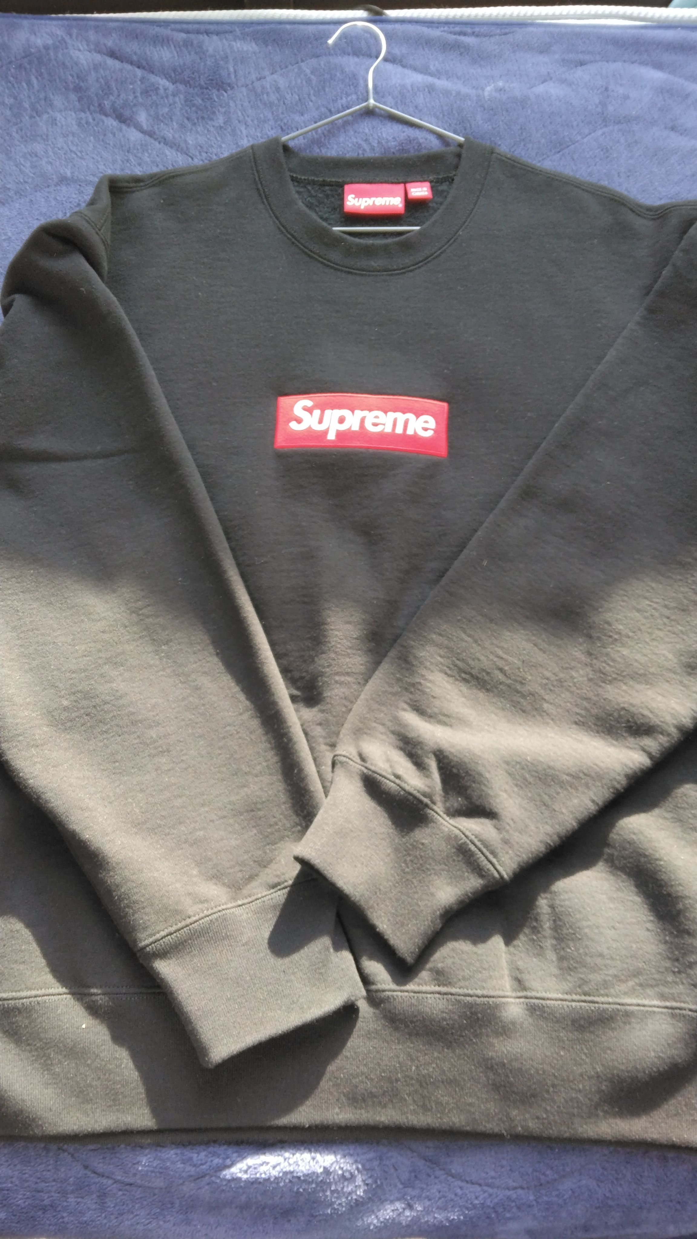 Supreme Box Logo Crewneck "Black" (22FW)