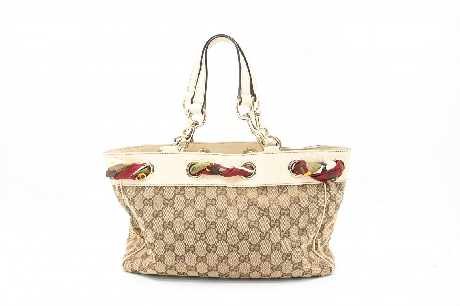 グッチ GGキャンバス ポジターノ スカーフ トートバッグ 162879