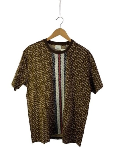 Burberry Men's Munley Monogram Motif T-Shirt "Bridle Brown"
