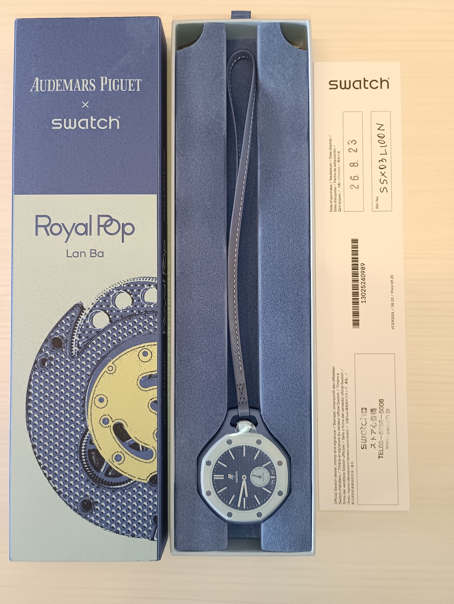 Swatch x Audemars Piguet Royal Pop Lan Ba "Blue"