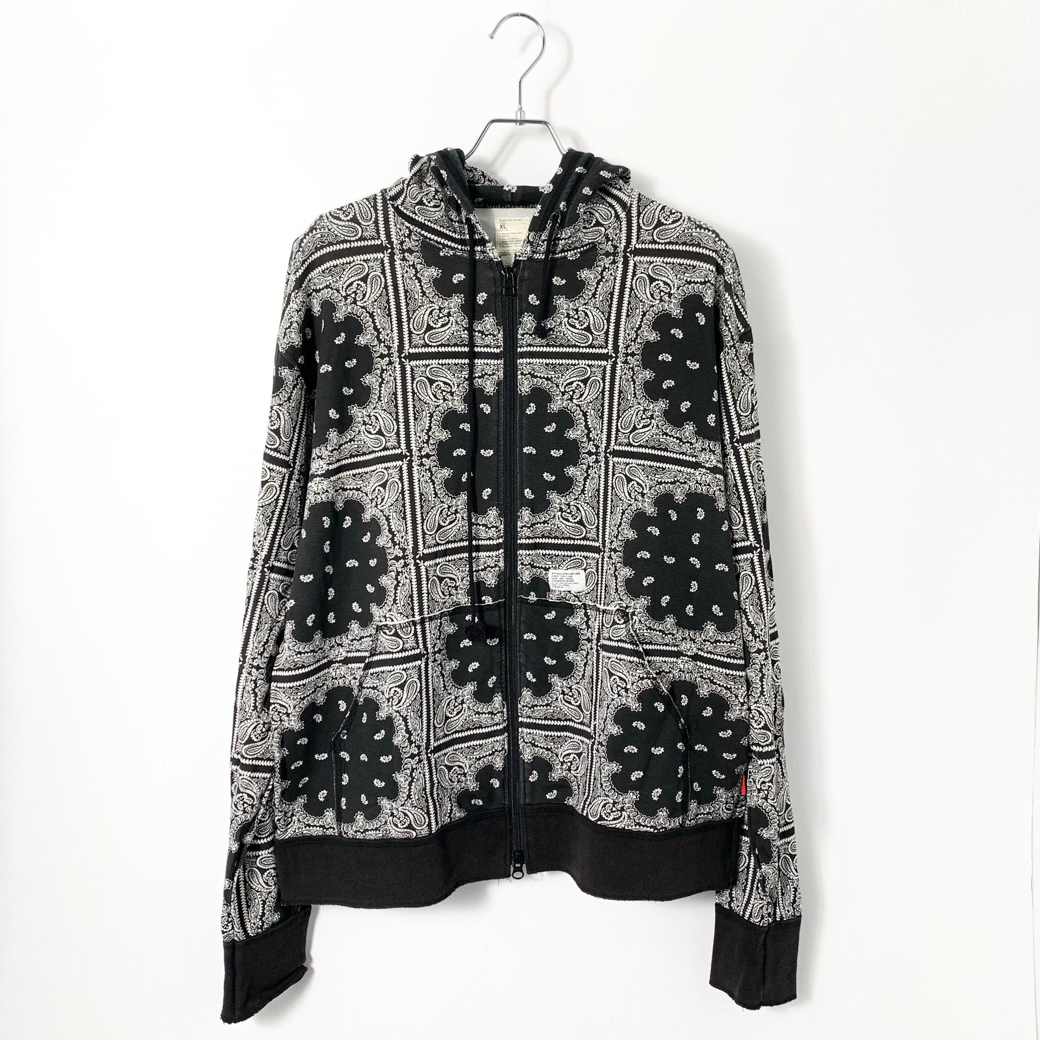 WTAPS SWEATER ZIP UP HOODED LPU GERMS ALL WEATHER "Black"