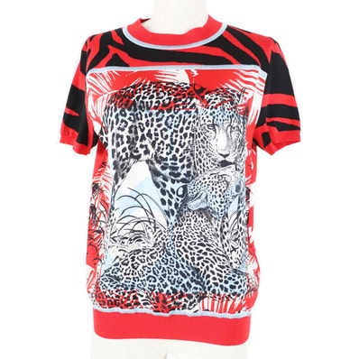 極美品 エルメス 半袖ニット JUNGLE LOVE 36 3E2868D3