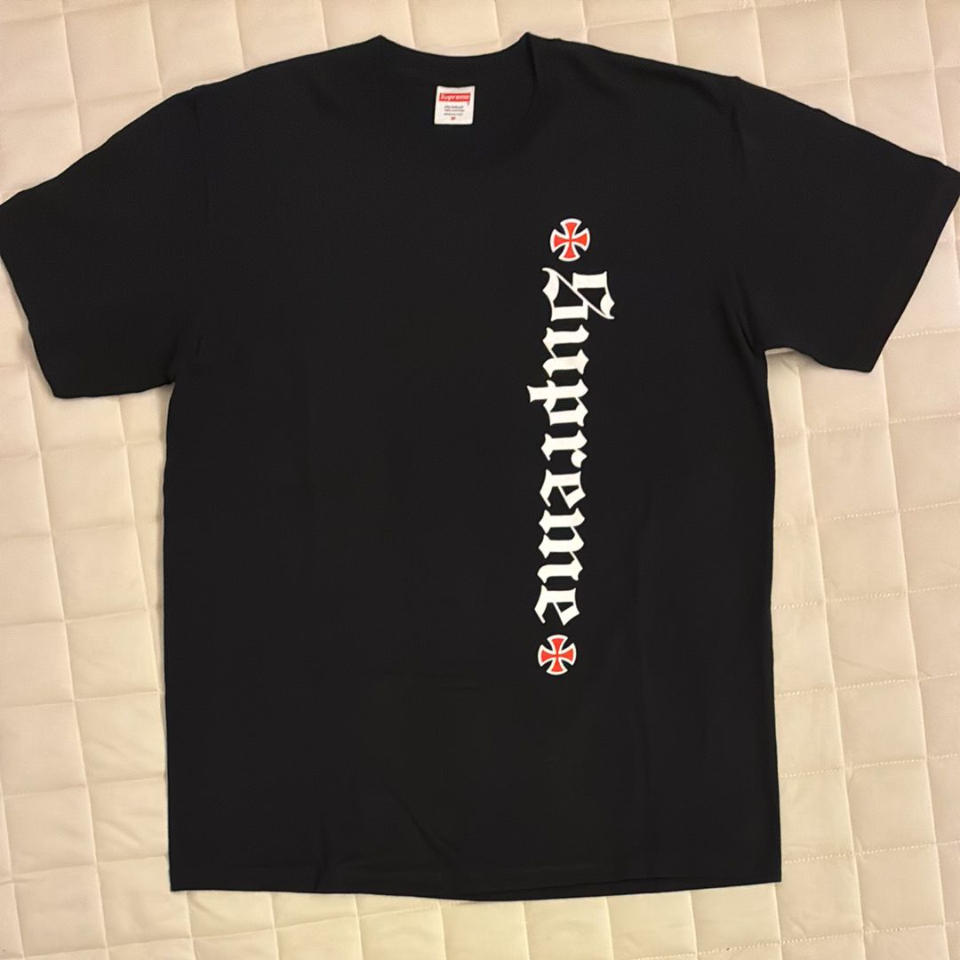 Supreme Independent Old English Tee 17FW "Black"