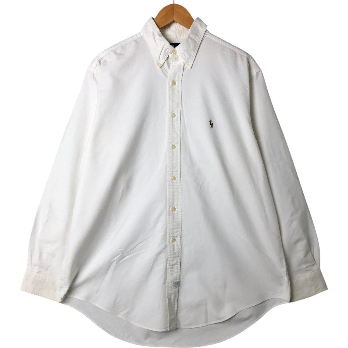 古着 ラルフローレン Ralph Lauren YARMOUTH 長袖 ボタンダウンシャツ メンズL相当/eaa548357