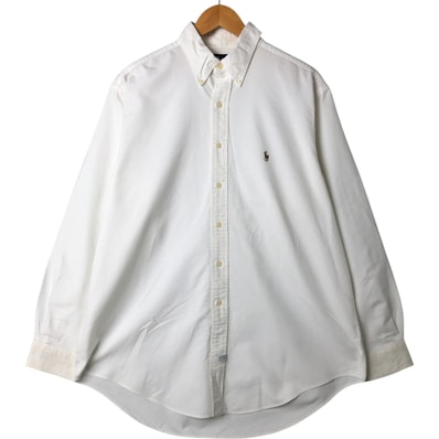 古着 ラルフローレン Ralph Lauren YARMOUTH 長袖 ボタンダウンシャツ メンズL相当/eaa548357