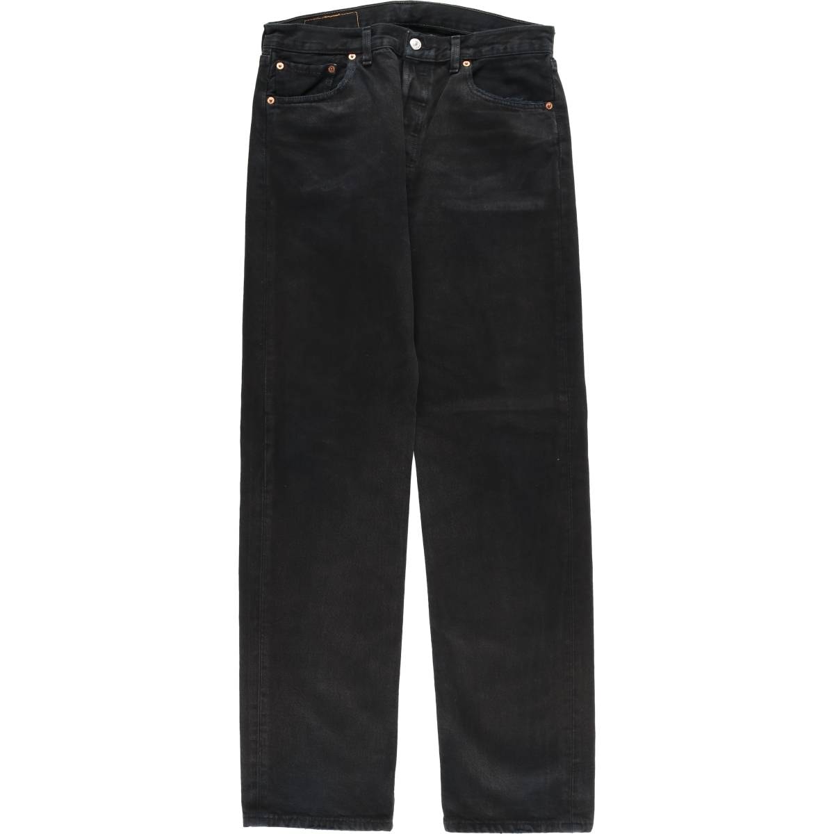 古着 リーバイス Levi's 501 ユーロモデル ブラックデニム ストレートデニムパンツ メンズw33相当/evb033151