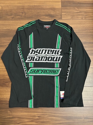 Supreme x HYSTERIC GLAMOUR Mesh L/S Top "Black"