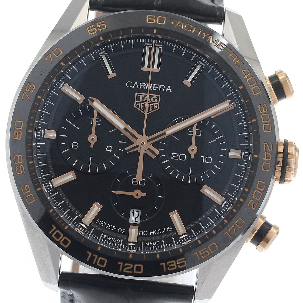 ☆良品 タグホイヤー カレラ キャリバー ホイヤー02 メンズ 【中古】