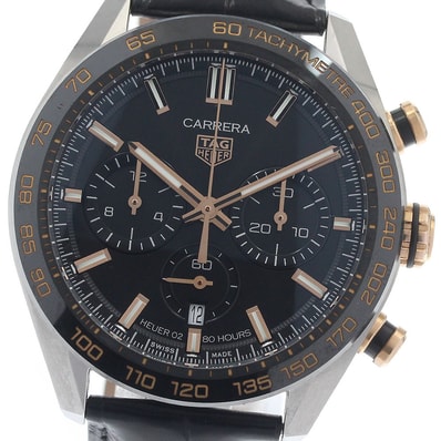 ☆良品 タグホイヤー カレラ キャリバー ホイヤー02 メンズ 【中古】