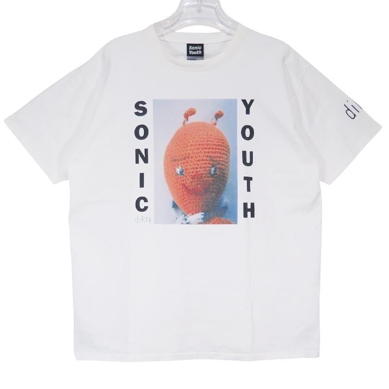 Sonic Youth ソニック ユース JOURNAL STANDARD別注 ダメージ加工プリント Tシャツ ホワイト ジャーナルスタンダード別注 白 半袖 ショートスリーブ サイズM