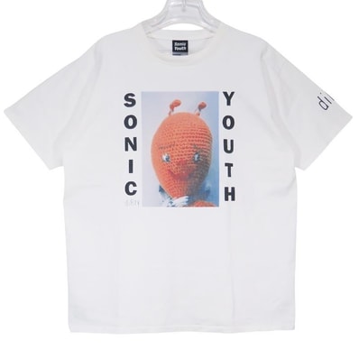 Sonic Youth ソニック ユース JOURNAL STANDARD別注 ダメージ加工プリント Tシャツ ホワイト ジャーナルスタンダード別注 白 半袖 ショートスリーブ サイズM