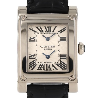 カルティエ タンクアビス2タイムゾーン WG W1534351 WG 手巻