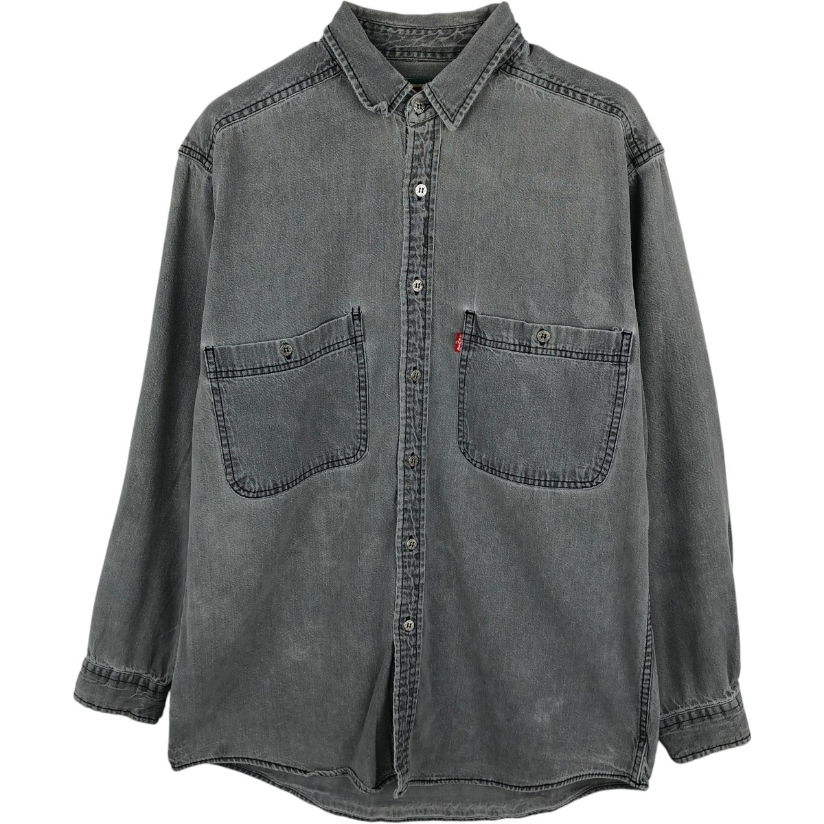 古着 90年代 リーバイス Levi's 長袖 デニムシャツ メンズM相当 ヴィンテージ/eaa672379