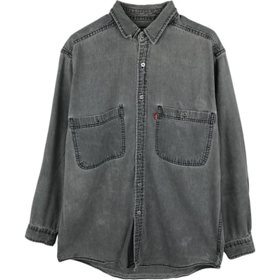 古着 90年代 リーバイス Levi's 長袖 デニムシャツ メンズM相当 ヴィンテージ/eaa672379