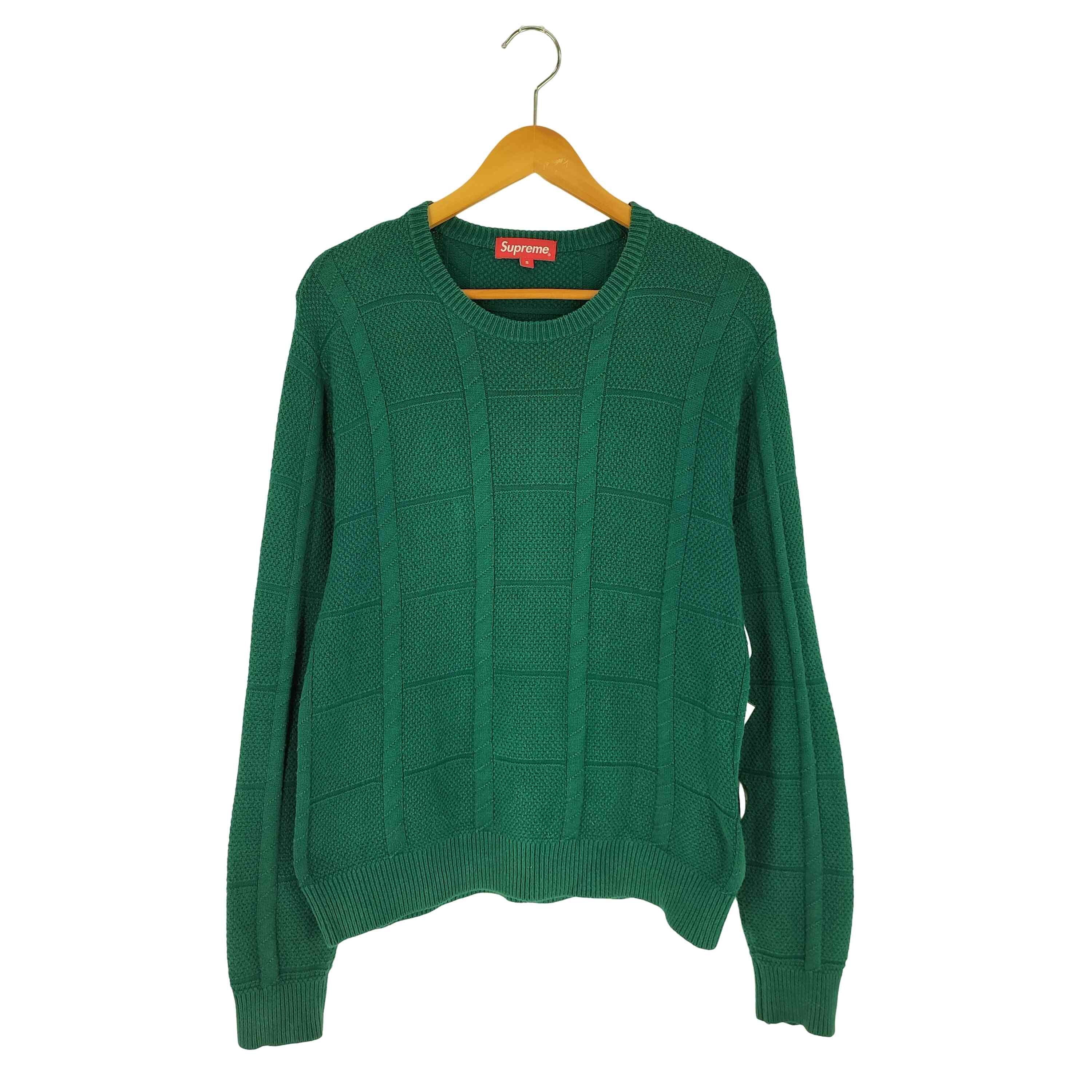 Jacqard sweater ジャガード クルーネックニット【1143001220653】