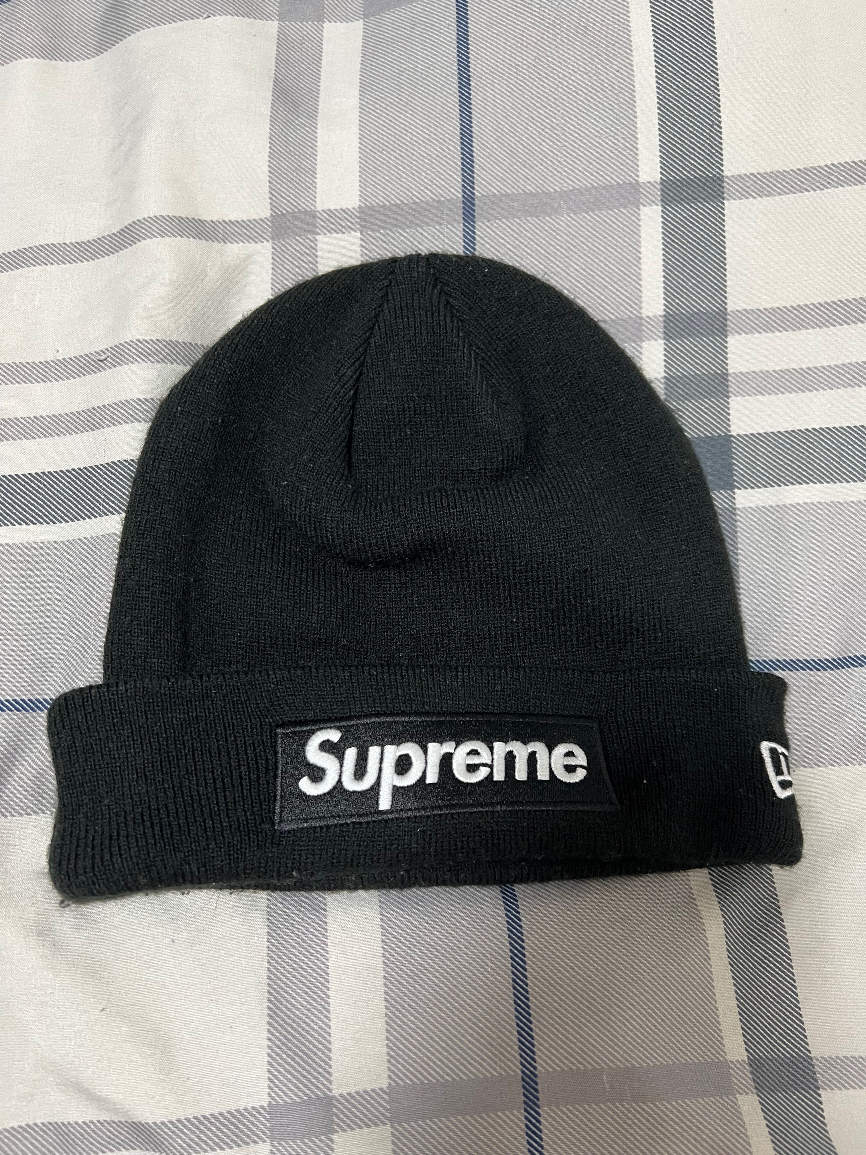 Supreme New Era® Box Logo Beanie "Black" (21FW)