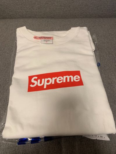 Supreme Box Logo L/S Tee "White"