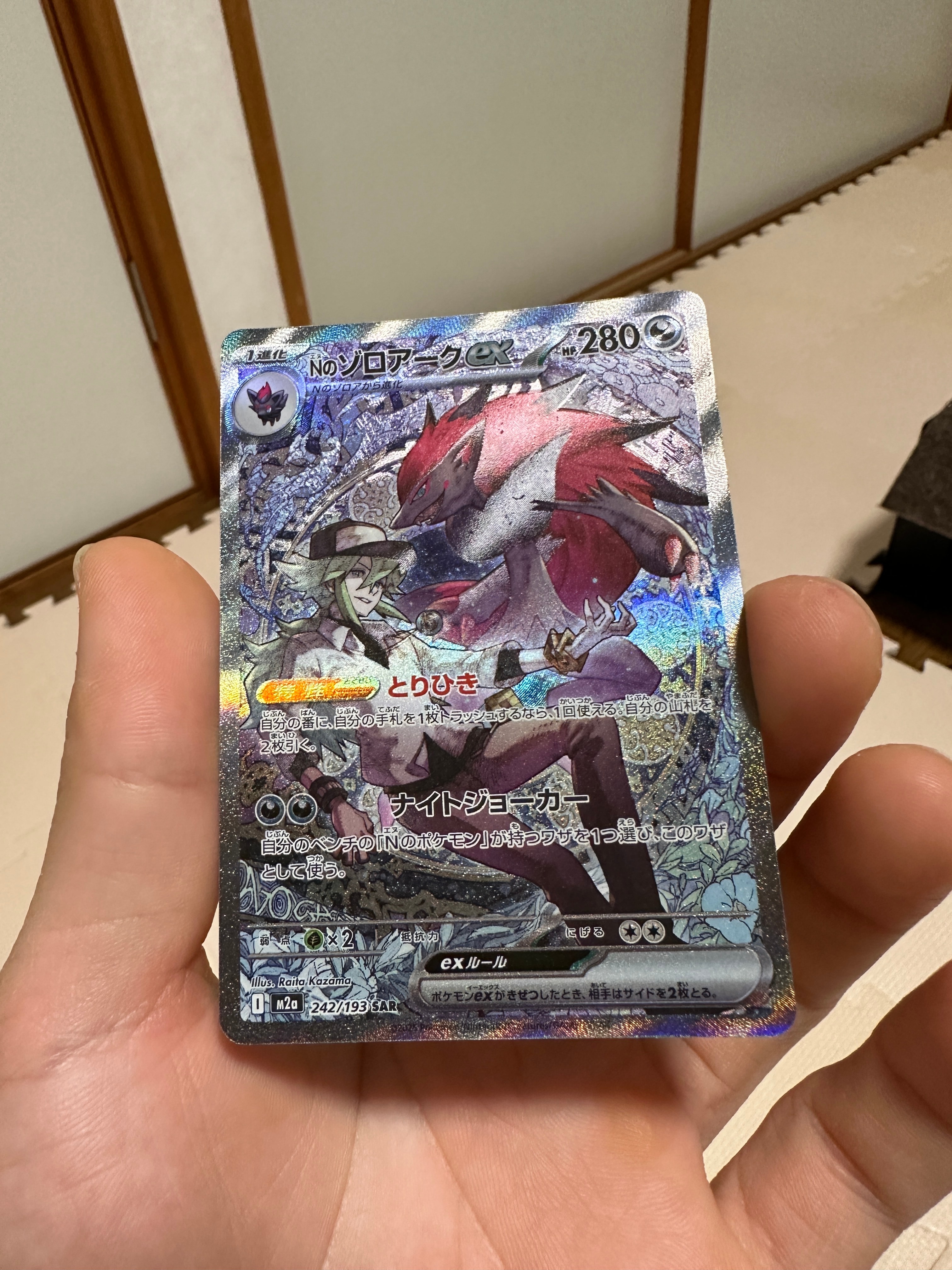 Nのゾロアークex SAR [M2a 242/193](ハイクラスパック「MEGAドリームex」)