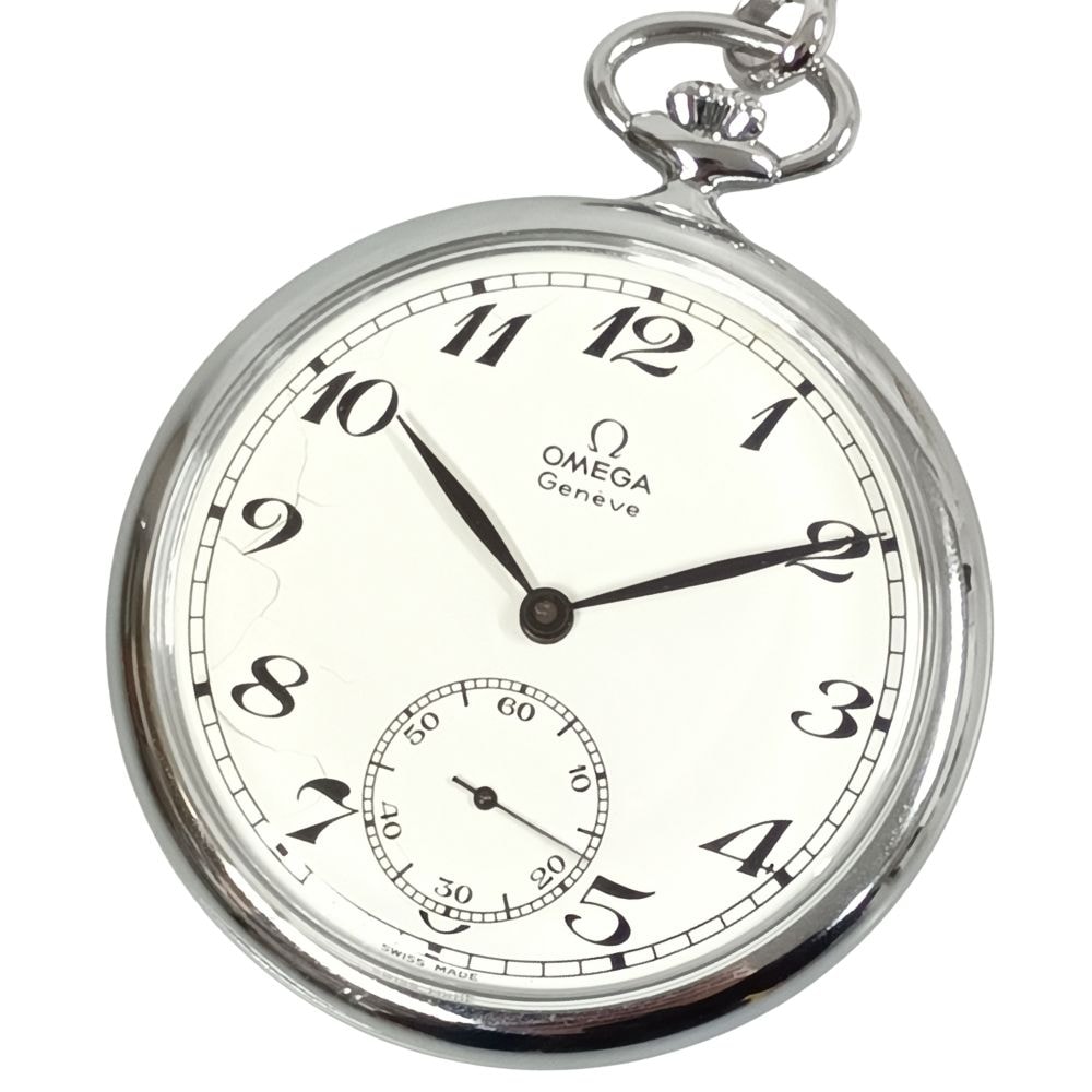 OMEGA オメガ 懐中時計 スモールセコンド 手巻き 静岡県農協大会記念品 懐中時計 C945