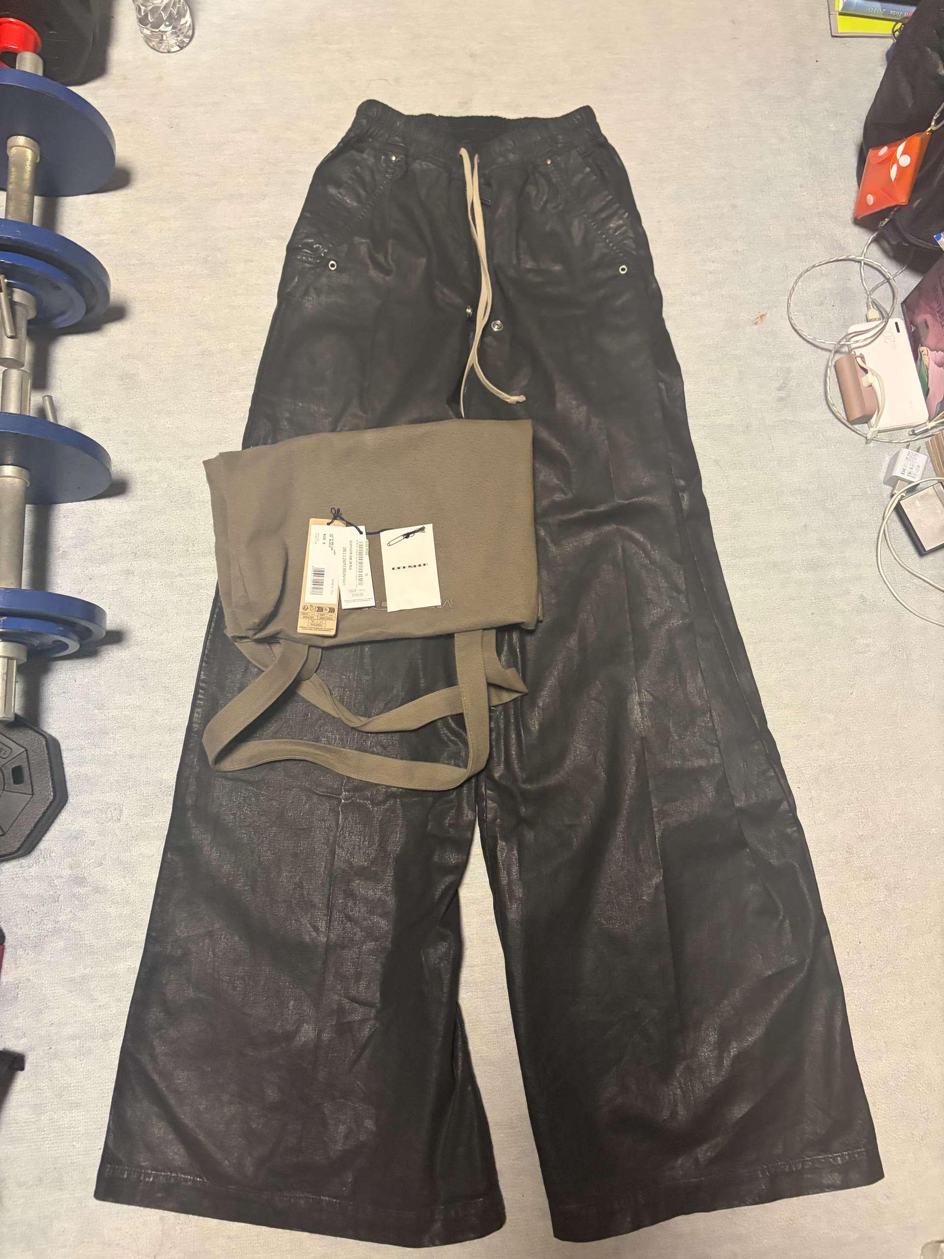 rick owens コーティング temple geth belas ジーンズ