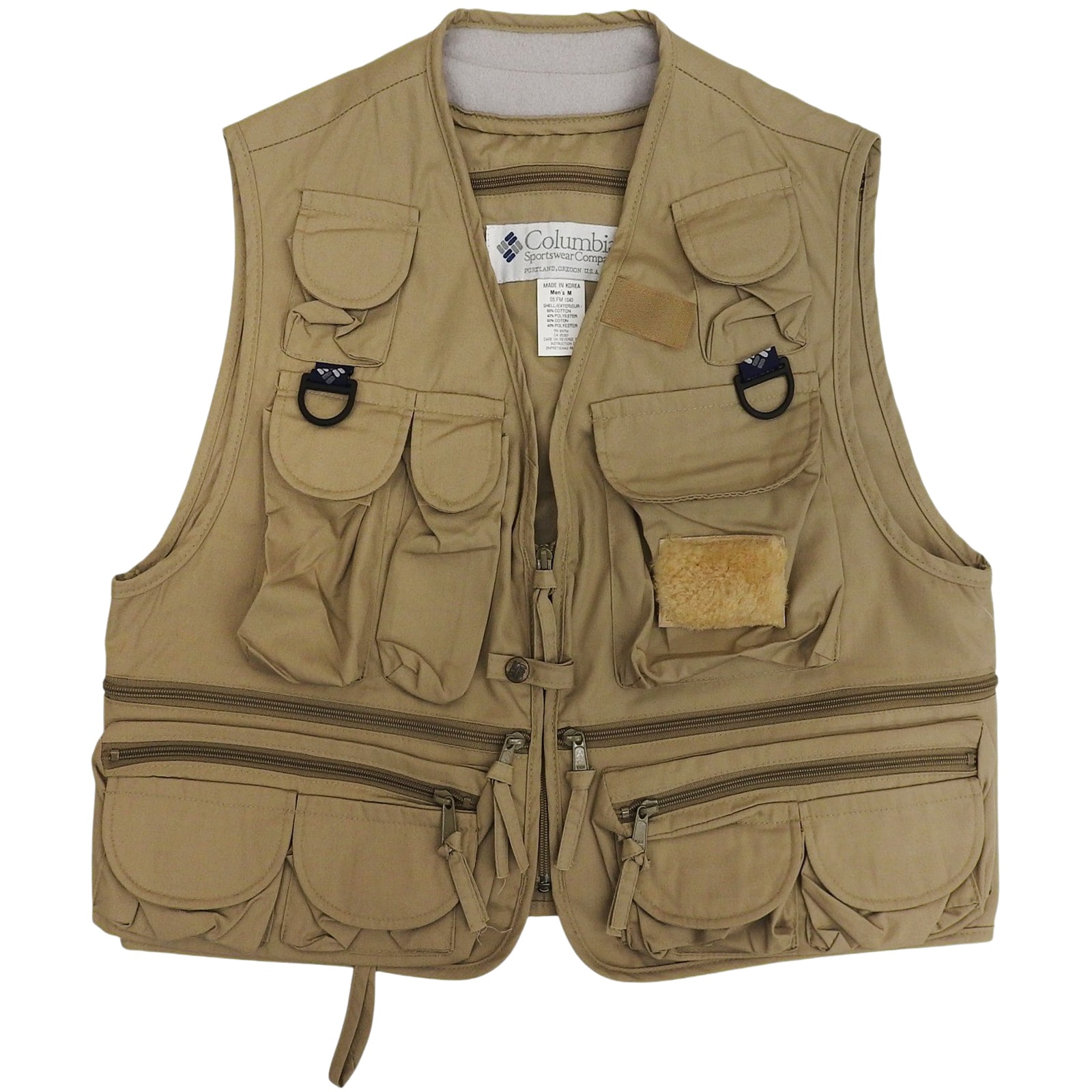 未使用品 コロンビア フィッシング ベスト ベージュ メンズ M