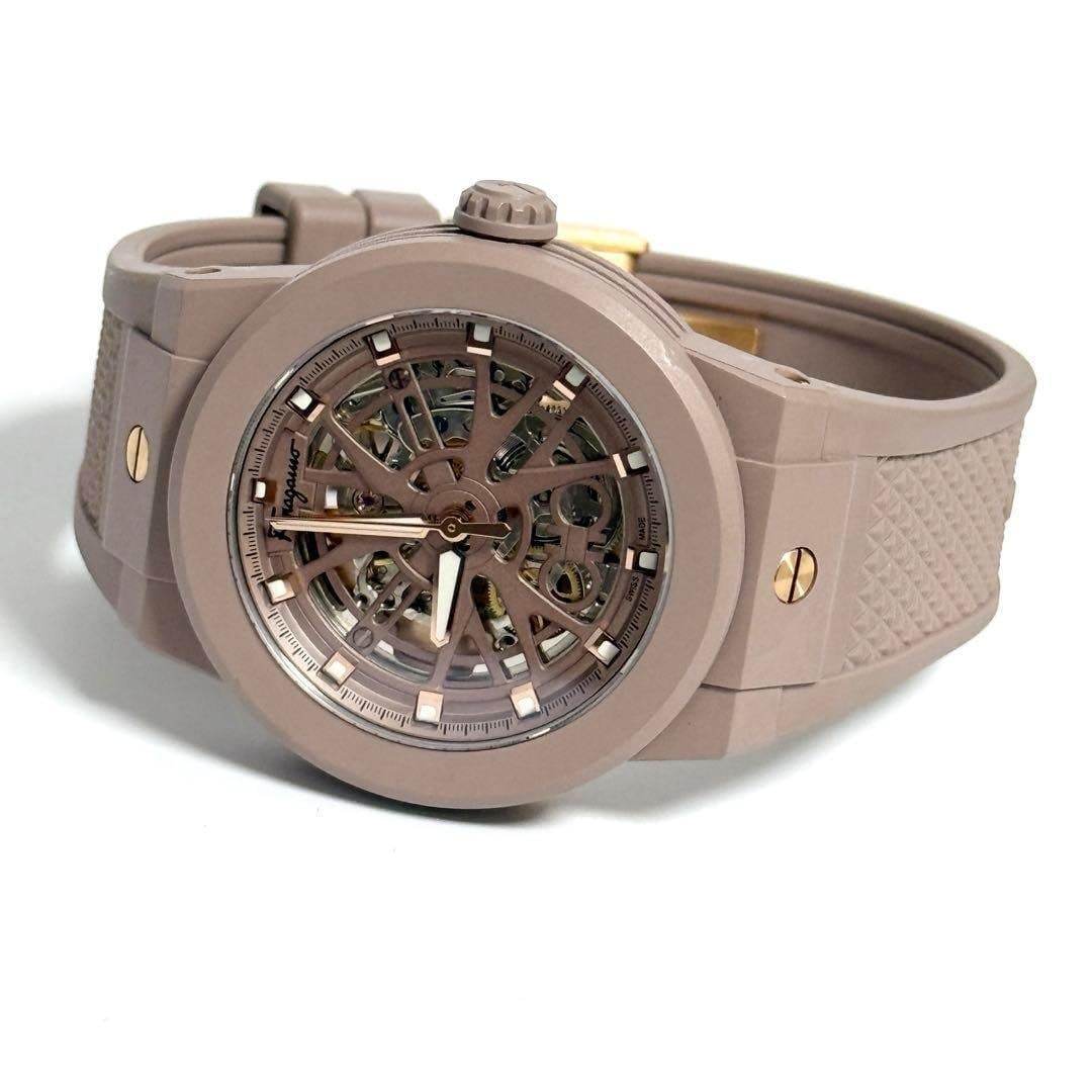 【定価36万】フェラガモ ユニセックス F-80 スケルトン 腕時計 自動巻き