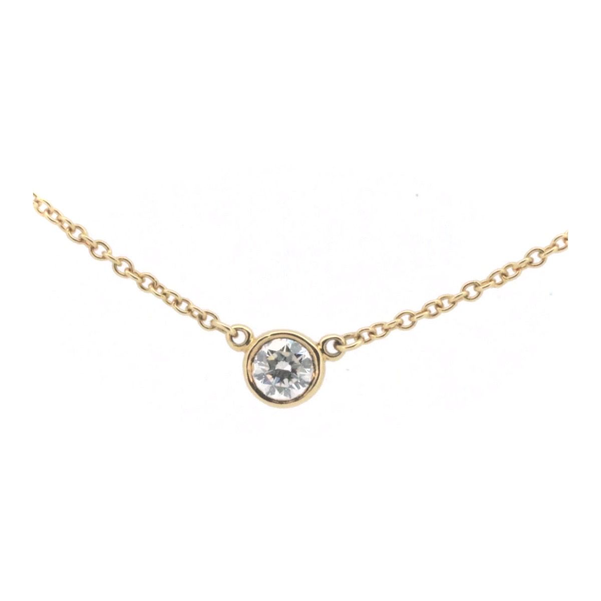 バイザヤード ダイヤモンド ネックレス 18金 イエローゴールド