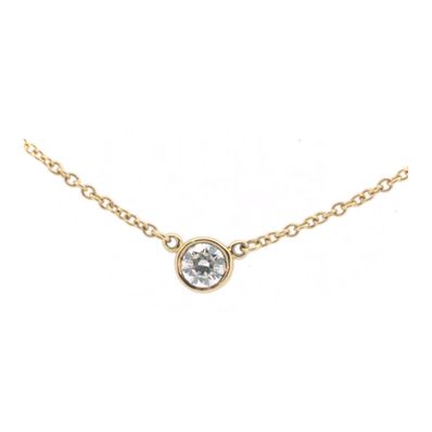 バイザヤード ダイヤモンド ネックレス 18金 イエローゴールド