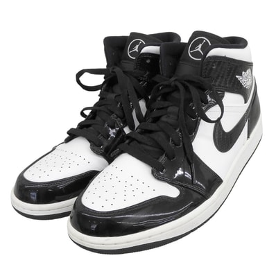 ナイキ AIR JORDAN 1 MID SE ASW シューズ メンズ ブラック×ホワイト 29cm DD1649-001 2021 11(US)