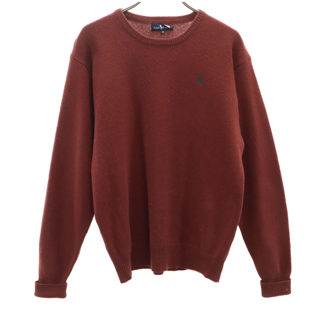 RALPH LAUREN ラルフローレン 長袖 セーター M ワインレッド ニット