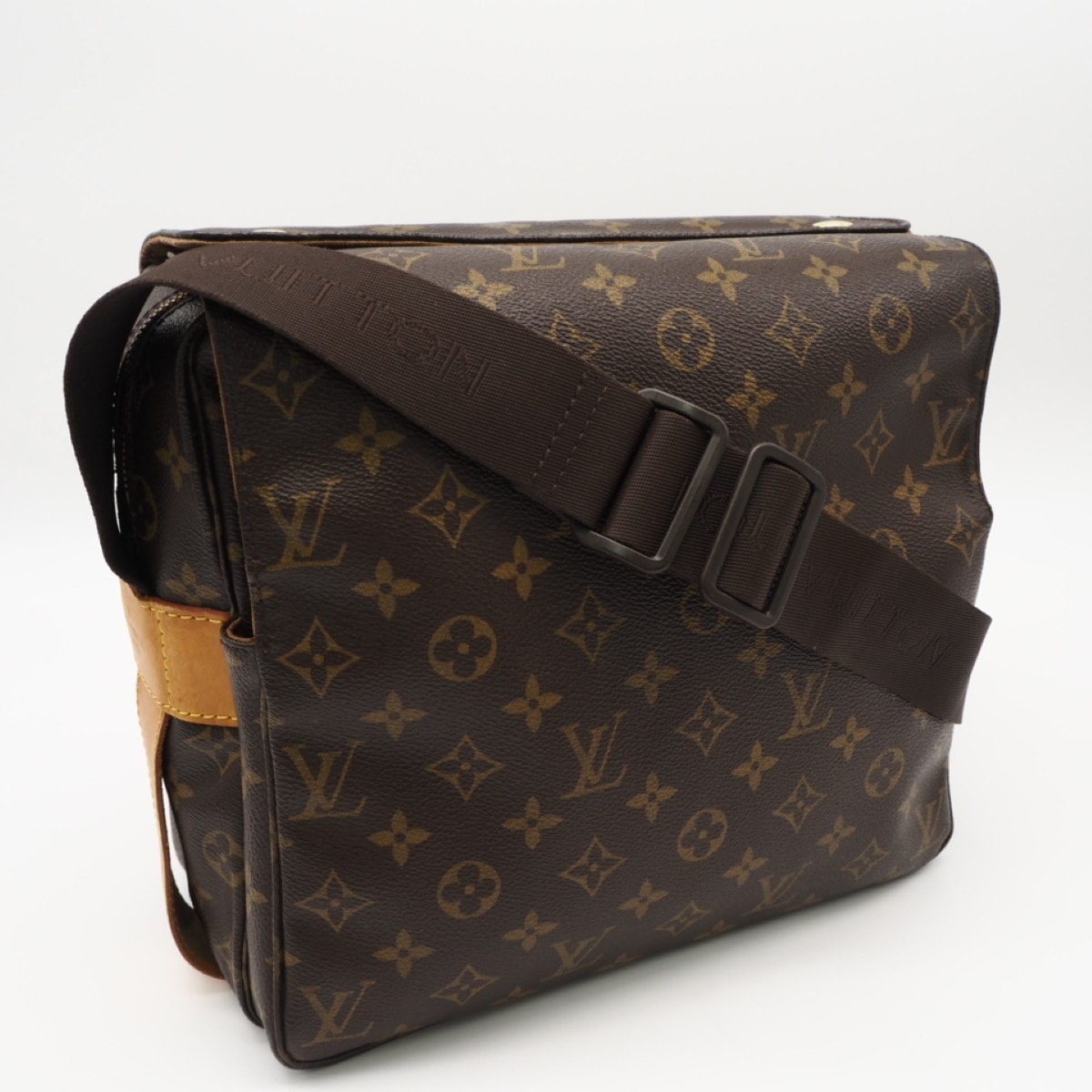 LOUIS VUITTON ルイ・ヴィトン モノグラム ナヴィグリオ M50205 ショルダーバッグ ブラウン コーティングキャンバス レザー レディース