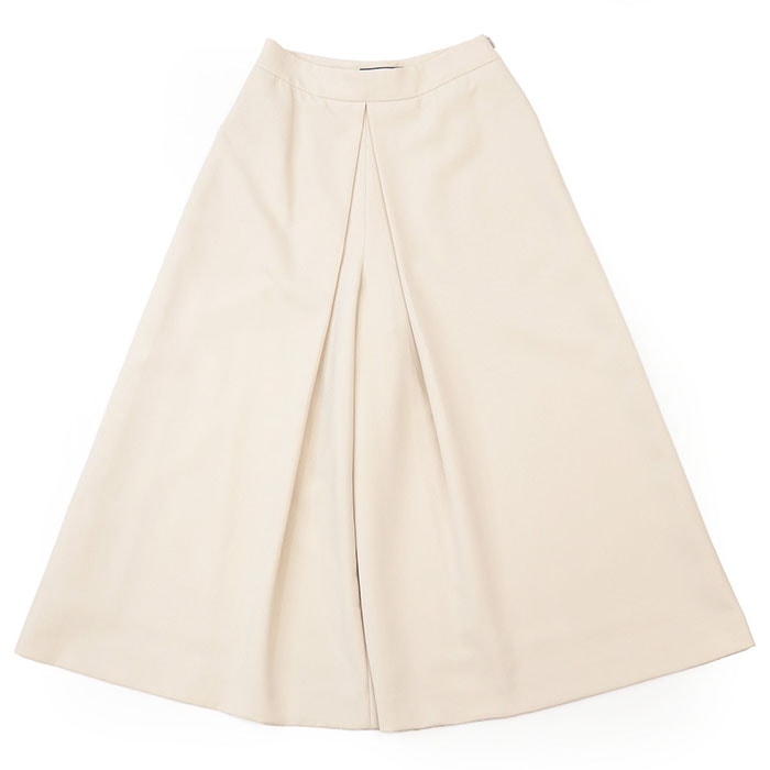 フォクシー ニューヨーク 38163 ガウチョ ワイドシルエット パンツ レディース ベージュ 38 FOXEY NEW YORK