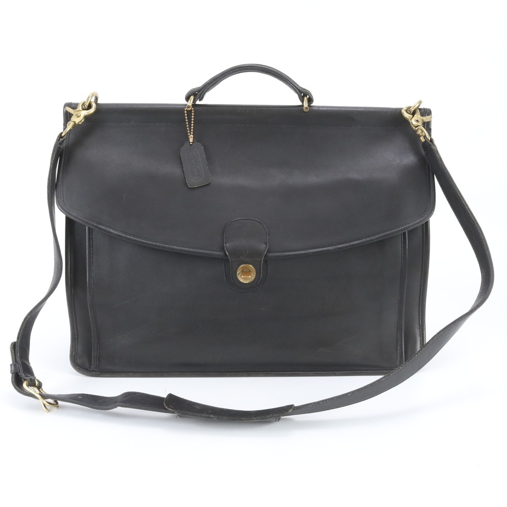 ■美品 コーチ オールドビジネス バッグ レザー