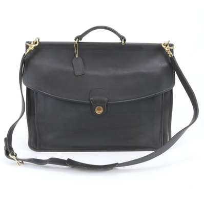 ■美品 コーチ オールドビジネス バッグ レザー