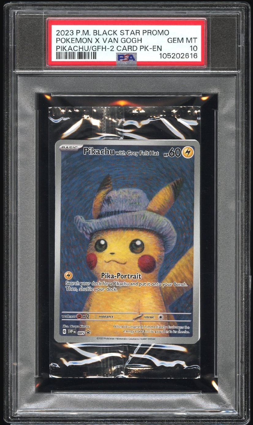PSA10】ピカチュウ : プロモ [SVP EN 085](「ゴッホ展