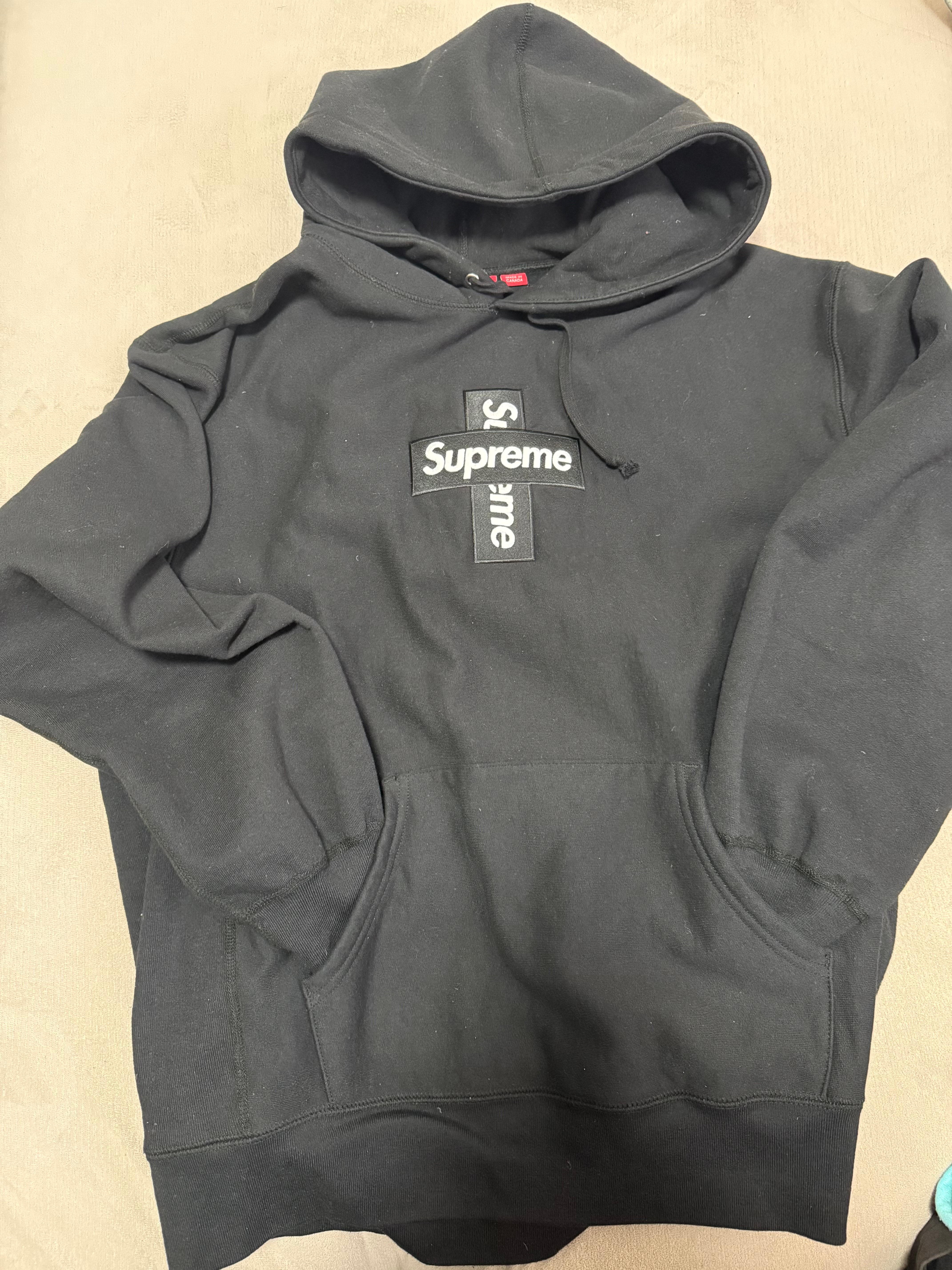 Supreme KAWS Chalk Logo Hooded Sweatshirt 