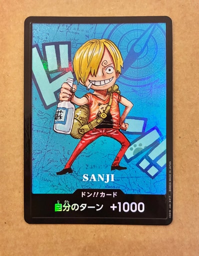 ドン!!カード : サンジ (プレミアムカードコレクション「熊本県スペシャル」)