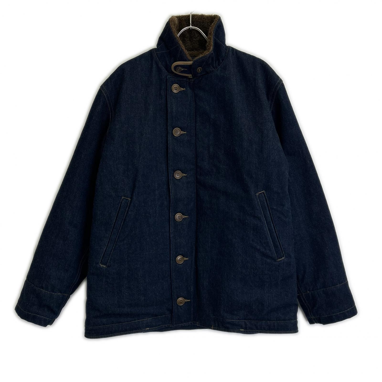 ジェラード 【×COLIMBO】CT83418A インディゴ ラストリゾートデニム TYPE  N-1 Observer Jacket Plain デッキジャケット 44