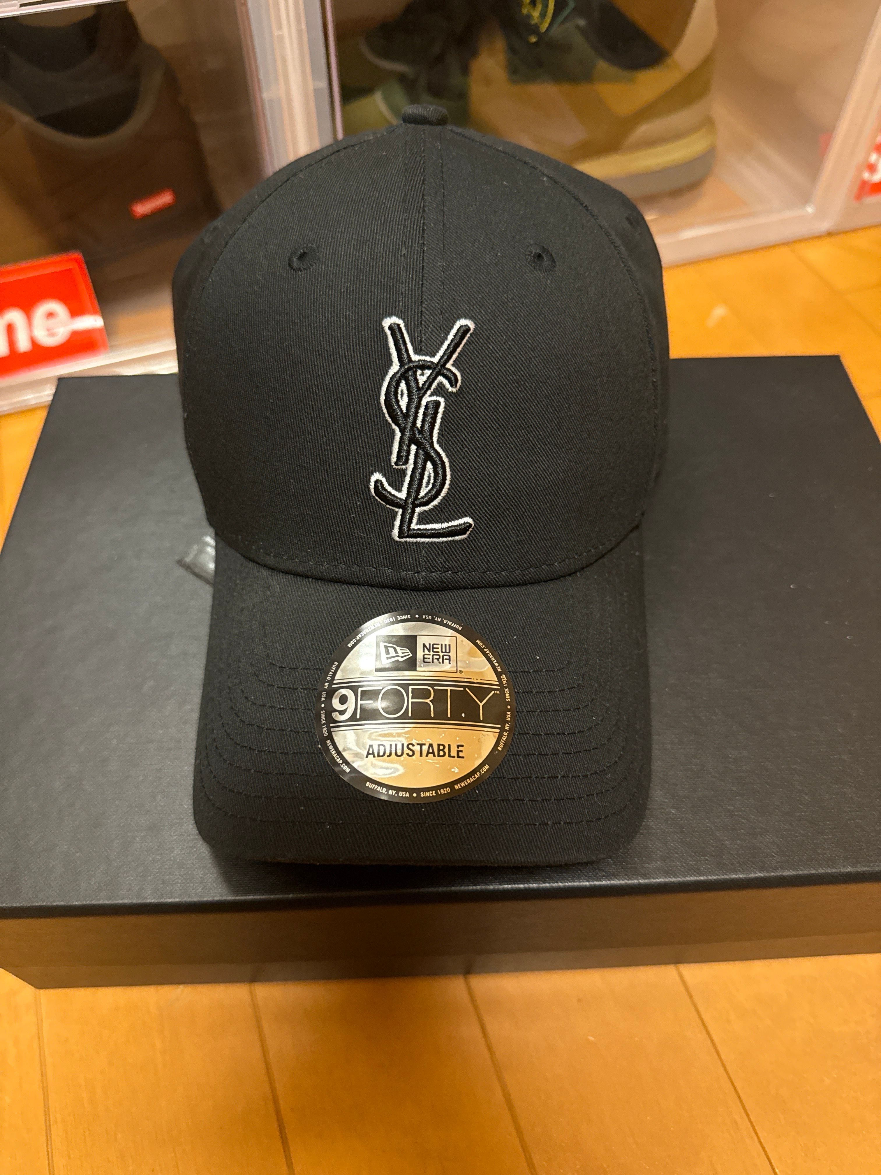 Saint Laurent x New Era YSL Monogram Cap "Black"