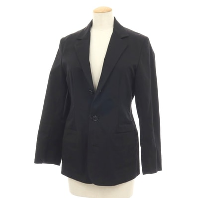 【中古】ワイズ Y's 1996AW ナイロンポリエステル 3B テーラードジャケット ブラック【サイズM】【レディース】