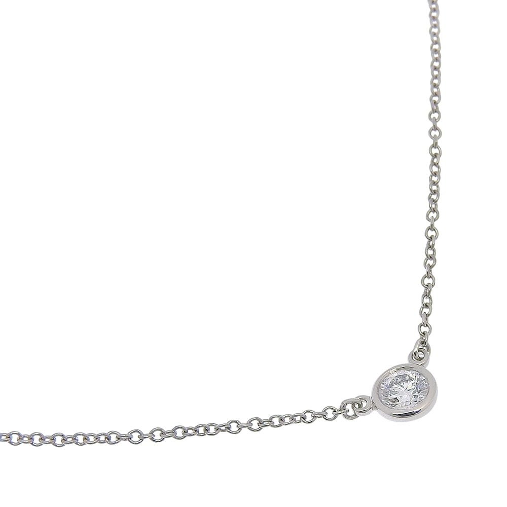 ティファニー バイザヤード 0.17ct エルサペレッティ レディースネックレス