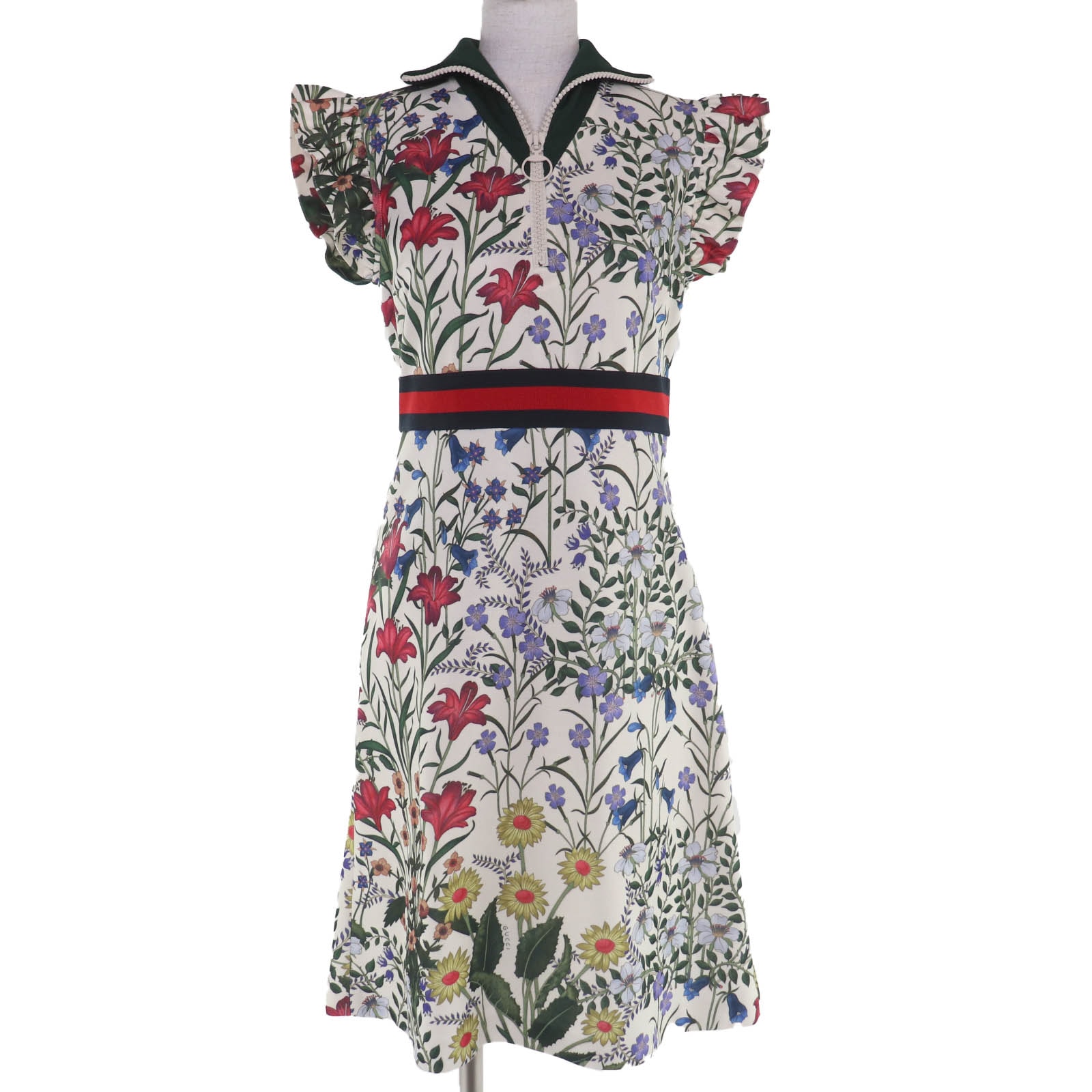 美品 グッチ ドレス マルチカラー レディース S 479538