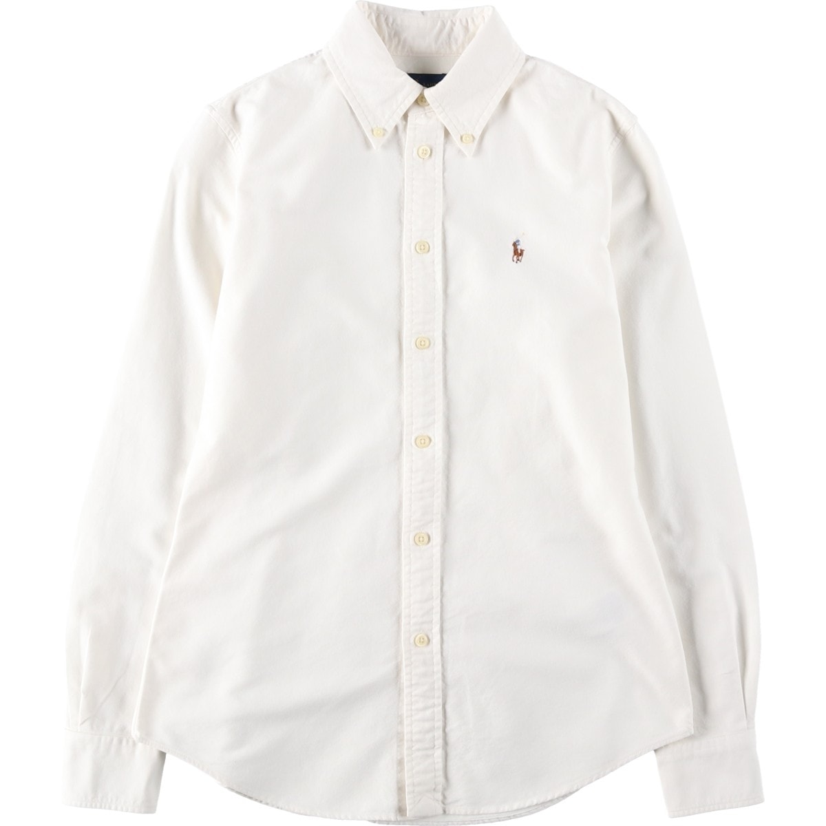 古着 ラルフローレン Ralph Lauren CUSTOM FIT 長袖 ボタンダウンシャツ レディースXS相当/eaa620526