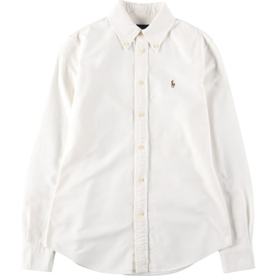 古着 ラルフローレン Ralph Lauren CUSTOM FIT 長袖 ボタンダウンシャツ レディースXS相当/eaa620526