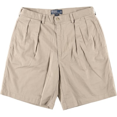古着 ラルフローレン Ralph Lauren POLO by Ralph Lauren TYLER SHORT ツータック チノショーツ ショートパンツ メンズw34相当/eaa417674