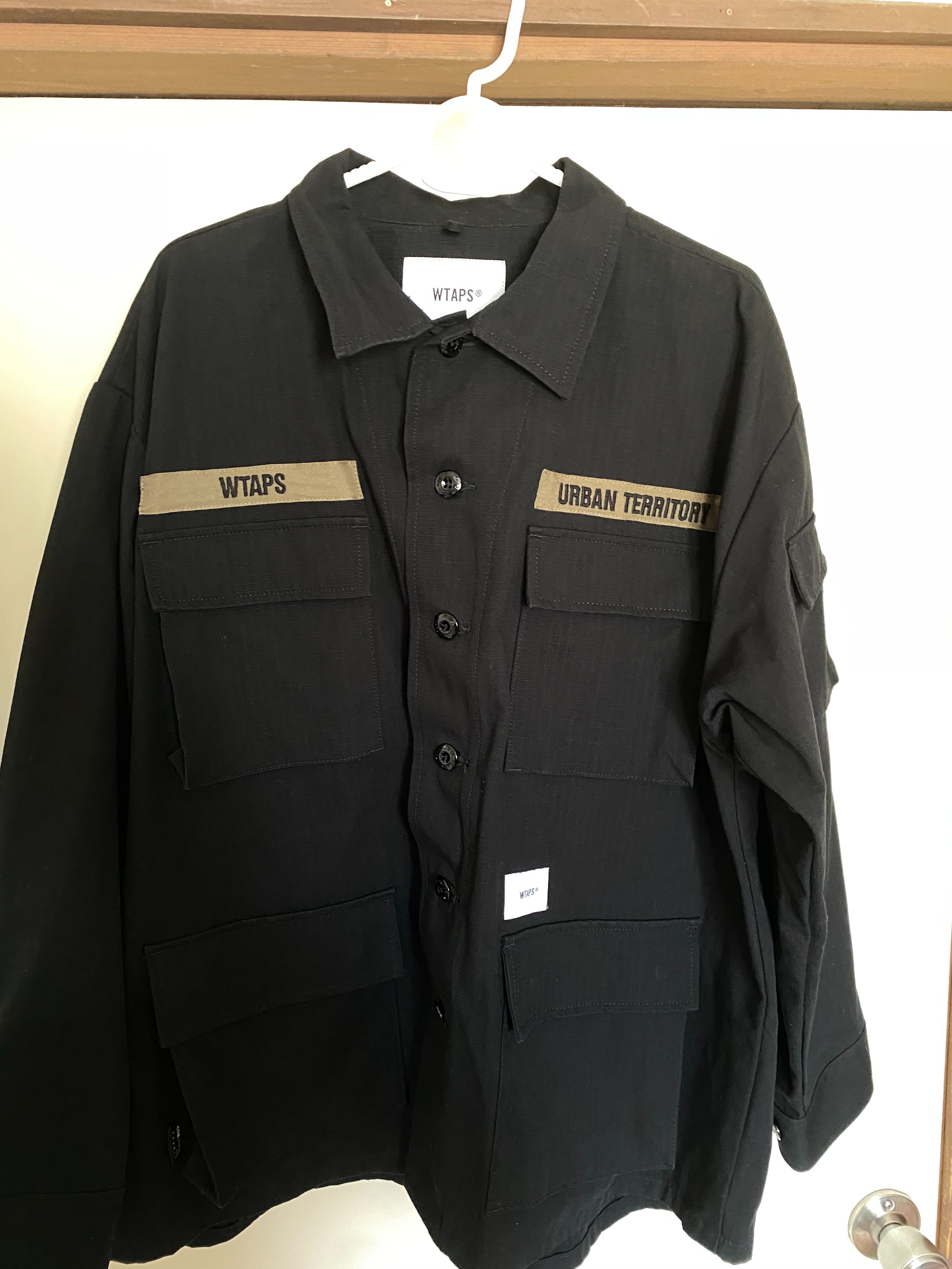 Wtaps Jungle 02 L/S Cotton Ripstop"Black"