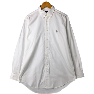 古着 ラルフローレン Ralph Lauren YARMOUTH 長袖 ボタンダウンシャツ メンズM相当/eaa548352